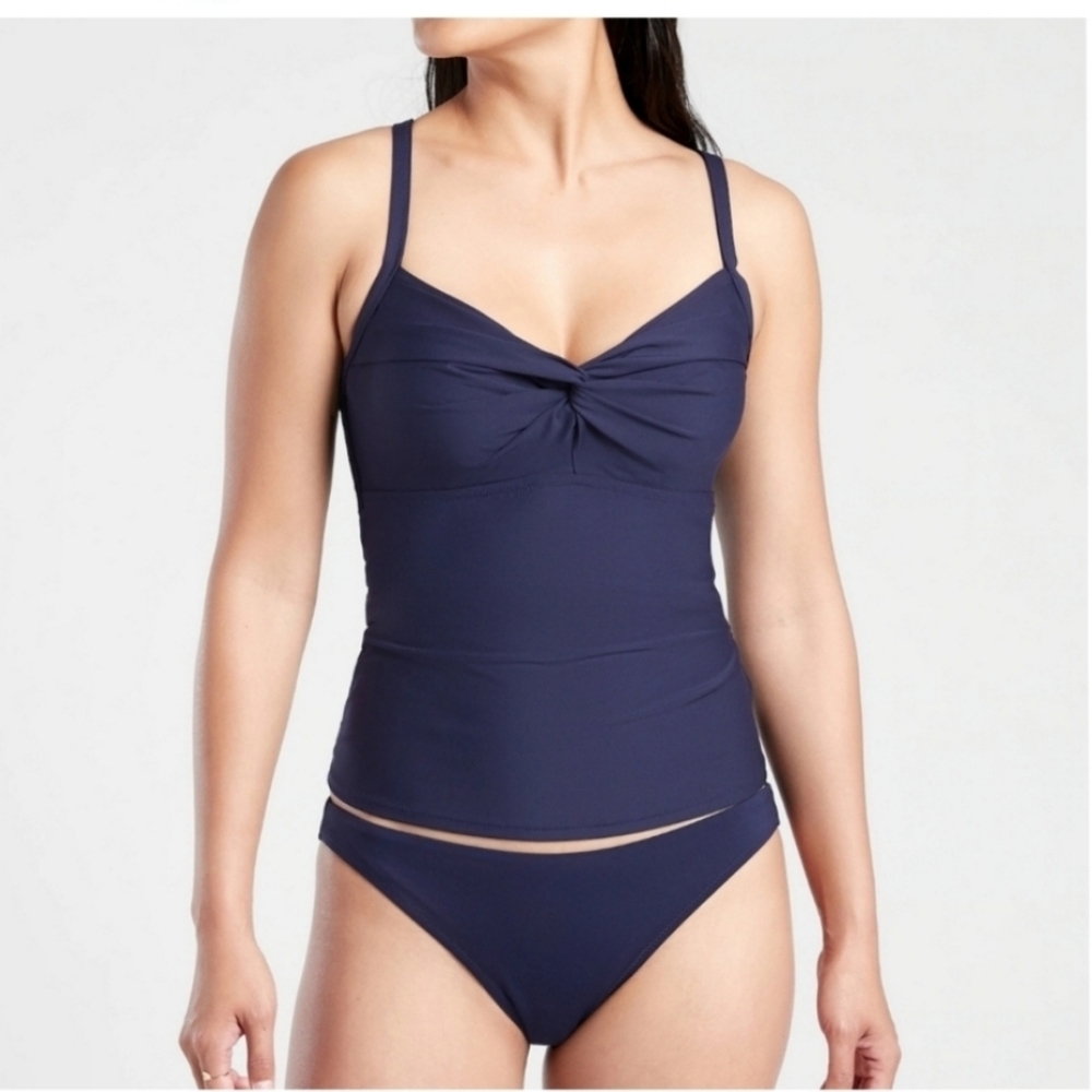 Athleta Twist Up Tankini Swimsuit
